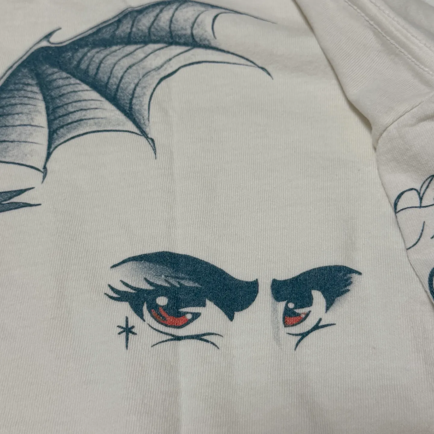 More details SAINT Mxxxxxx × Dr. Woo DW_LS TEE/TATTOO/WHT Dr.Woo joint model TATOO tattoo long sleeve off-white S-XL